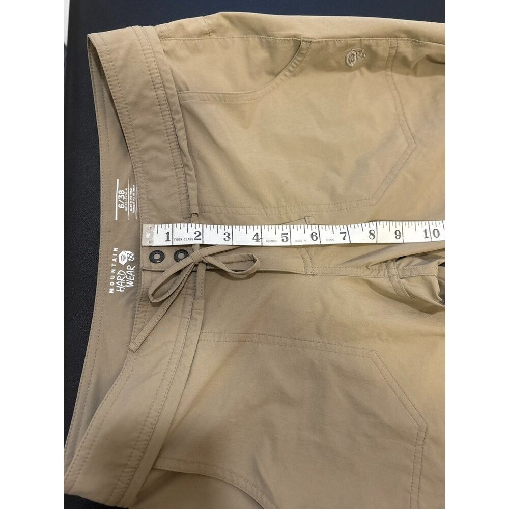 Mountain Hardwear Women's Hiking Pants Size 6/28 Khaki Stretch Nylon Outdoor - Picture 12 of 15